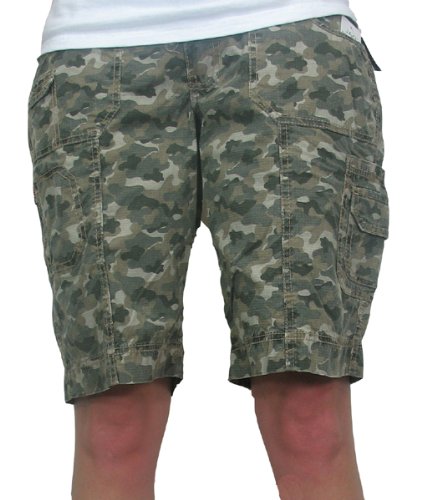 Women's Aurora Cargo Short in Green by Jag Jeans