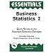 Business Statistics I Essentials
