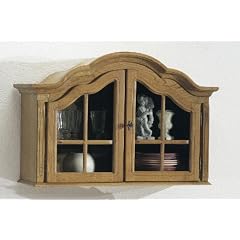Wandvitrine Selenga Eiche teilmassiv,T/B/H 38x102x70 cm