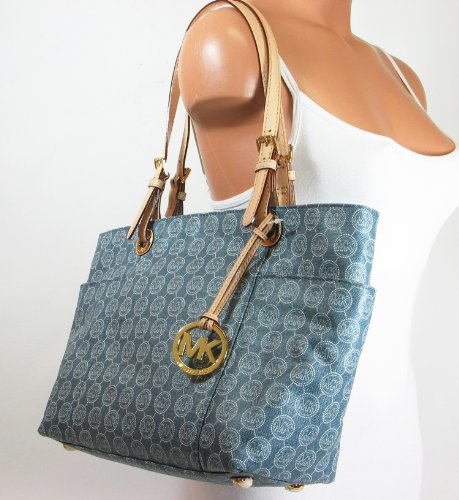 MICHAEL Michael Kors Jet Set Monogram Coated 