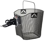 Drahtkorb mit Clip-on-Halter, schwarz...