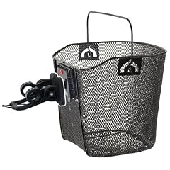 Drahtkorb mit Clip-on-Halter, schwarz, 35x25x25/22 cm