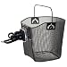 Drahtkorb mit Clip-on-Halter, schwarz, 35x25x25/22 cm