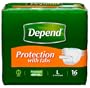 Depend Protection with Tabs, [Large], Maximum Absorbency, 16-Count Package