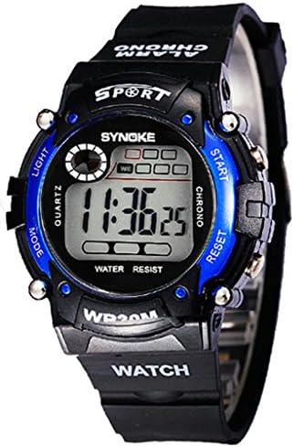 30m Water-proof Digital Kids Sport Watches For 7-15 Years Old Boys Girls Blue