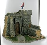 Midevil Knights Dragon Castle Sculpture Decoration