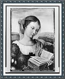 Historic Print (L): Bartholomäus Bruyn, die Heilige Katharina V.A. Bruckmann, München,... by Olde Yankee Map and Photo Shoppe