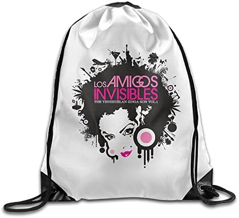 Los Amigos Invisibles Drawstring Backpack