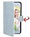 iPhone 6s Plus Wallet case,FLYEE Bling Crystal 3D Raindrop Pattern Sparkly PU Wallet Protective Case with Magnetic Button Closure for Apple iPhone 6s Plus 5.5 Inch(Silver)