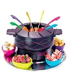 Tefal - EF355012 - Pic Party - Fondue - 8 parts - 5 ram. colorés - plateau rotatif
