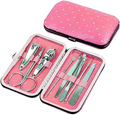 Domai Nail Tools Set Gift 8pcs in1 Set Nail Clippers Nail Care Set Stainless Steel Utility Manicure Set Tools