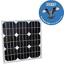 HQRP 20W Mono-crystalline Solar Panel 20 Watt 12 Volt in Anodized Aluminum Frame Square shape plus HQRP Coaster.