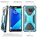 Galaxy Note 7 Case, i-Blason Transformer [Kickstand] Samsung Galaxy Note 7 2016 Release [Heavy Duty] [Dual Layer] Combo Holster Cover case with [Locking Belt Swivel Clip] (Blue)