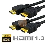 For Sony PS3 HDMI Digital GOLD Cable M/M 6 Ft + 10Ft