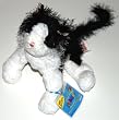 Webkinz Full Size "Black and White Cat" with factory sealed un-used code! By Ganz