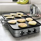 Cuisinart GR-4 Griddler Stainless-Steel 4-in-1 Grill Griddle and Panini Press