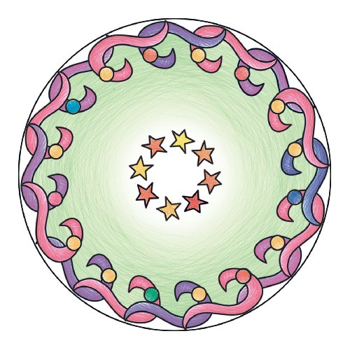 Imagen 4 de Ravensburger 29986  - caballos (los caballos) Mini Mandala Designer ® [importado de Alemania]