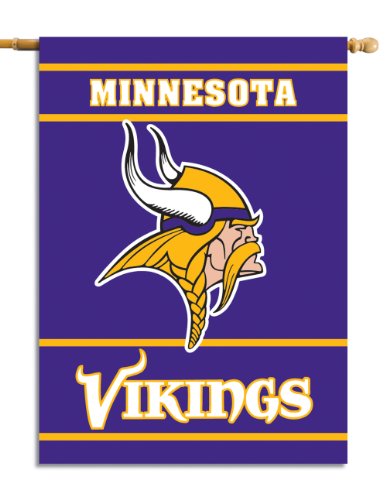 NFL Minnesota Vikings 2-Sided 28-by-40-Inch House Banner