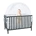 Baby Crib Safety Pop up Tent: Premium Baby Bed Canopy Netting Cover| See Through Mesh Top Nursery Mosquito Net |Stylish and Sturdy Unisex Infant Crib Tent Net |Protect Your Baby from Falls and Bites