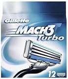 Gillette MACH3 Turbo Klingen, 12 St�ck