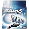 Gillette MACH3 Turbo Klingen, 12 St�ck