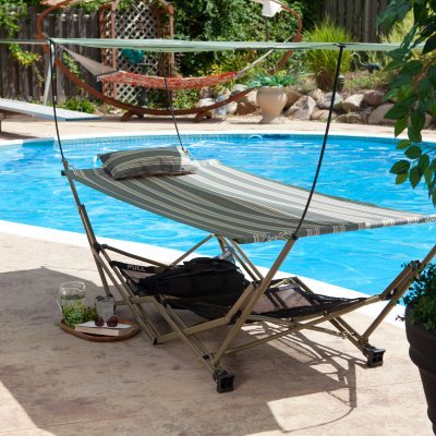 Bliss Hammocks STOW-EZ Portable Hammock and Stand with Canopy - BH-805C
