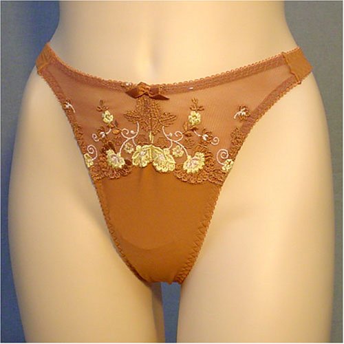 Buy Venus 3 Pack $42 Coffee Floral LACE Thong Panty #0011 sz S