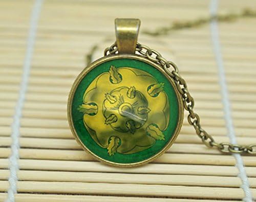 House Tyrell Rose Sigil Game Of Thrones Necklace Glass Cabochon Necklace A0249
