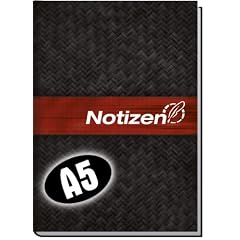Ch�ff-Notizbuch (DIN A5 schwarz/rot)