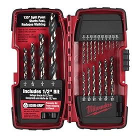 Milwaukee 48-89-1120 20 Piece Black and Bronze Drill Bit Set by Milwaukee