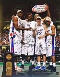 Al Horford, Corey Brewer, Joakim Noah, Lee Humphrey, and Taurean Green Florida Gators - 2x National Champs - Autographed 16x20 Photograph