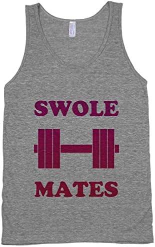 ACTIVATE APPAREL Swole Mates Athletic Grey XL Tank Top