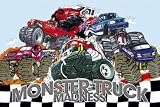 MONSTER TRUCK MADNESS - 24x36 - ART PRINT / POSTER