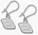 Aric Almirola 3/8 Small #8 Dangle Earrings - Sterling Silver Jewelry