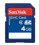 SanDisk Standard SDHC Card 4GB Secure Digital [PC]