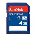 SanDisk Standard SDHC Card 4GB Secure Digital [PC]