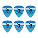 Road Bike Cycling Biking Bicycle Novelty Guitar Picks Medium Gauge - Set of 6