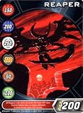 Bakugan Battle Brawlers Single LOOSE Character Card - REAPER