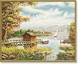 Schipper 609130377 - Malen nach Zahlen -  Am Seeufer, 40x50cm