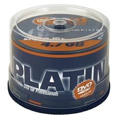 Platinum 4,7 GB DVD-R DVD-Rohline (16x Speed, 120 Min) in 50er Spindel