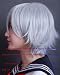NEW fashion HOT sexy Gray Grey Straight Anime cosplay wigs party Masquerade girls 30CM