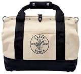 Klein 5003-18, 18-Inch Pocket Canvas Tool Bag  with Leather Bottom