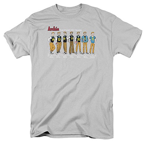 Archie Comics Archie Timeline - Short Sleeve Adult T-Shirt Tee