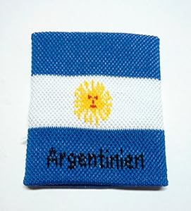Country Flag High Quality Wristband Sweatband (Argentina)