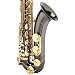 Cecilio Black Nickel Plated Tenor Saxophone w/ Gold Plated Key w/ Case and Accessories