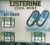 Listerine Cool Mint 9 X 24 Strip Packs & 2 Packs of Listerine Pocketmist