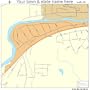 Street & Road Map of Red Butte, Wyoming WY - Printed poster size wall atlas of your home town