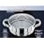 JUDGE 20CM MULTI INSERT STAINLESS STEEL STEAMER AND GLASS LID