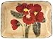 Ambiance Fleur Rustique 12-Inch-by-16-Inch Platter