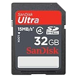 Sandisk 32GB ULTRA SDHC SD Card Class 6 w/ RescuePro Software (SDSDH-032G)